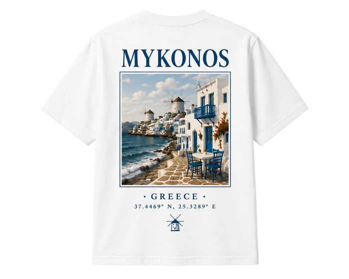 Mykonos back view